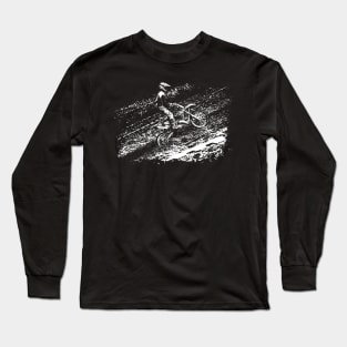 motocross enduro on the hill Long Sleeve T-Shirt